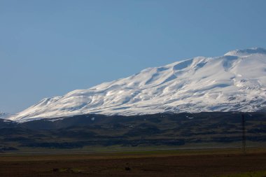 Van şehrinden Ararat Dağı 'nın görüntüsü