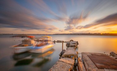 Büyük iskelenin uzun pozu