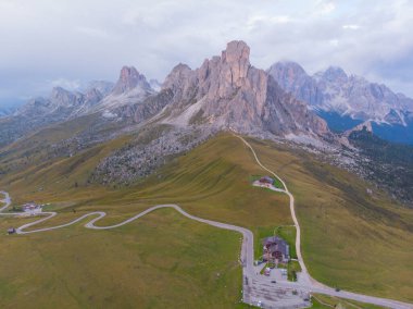 Passo di Giau hava manzarası