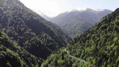 Kackar Dağları Ulusal Parkı 'nın hava görüntüsü