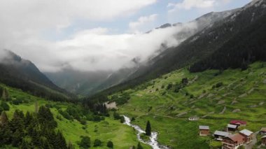 Kackar Dağları Ulusal Parkı 'nın hava görüntüsü