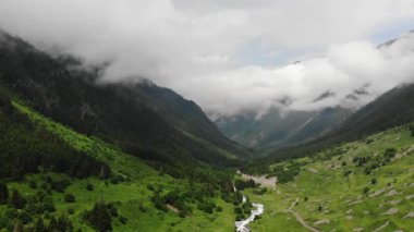 Kackar Dağları Ulusal Parkı 'nın hava görüntüsü