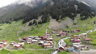 Kackar Dağları Ulusal Parkı 'nın hava görüntüsü