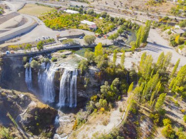 Erzurum Tortum Şelalesi / Hava Görünümü.