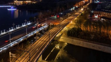 Changchun, Çin 'de gece ulaşımı