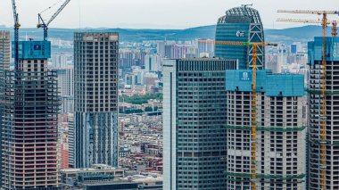 Cityscape of Changchun, China in summer