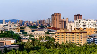 Cityscape of Changchun, China in summer
