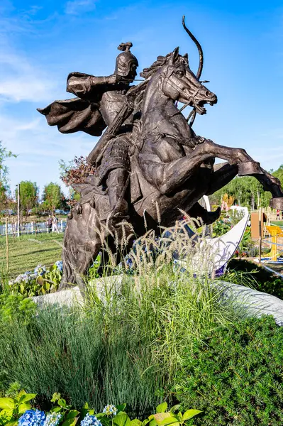 stock image Garden Micro Landscape-Nanhu Park Landscape in Changchun, China