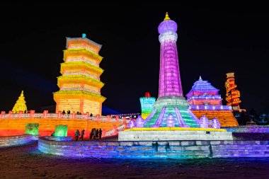 5. Çin Changchun Buzu ve Kar Yeni Dünya Buz Heykeli ve Mimari Peyzaj