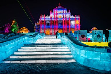 5. Çin Changchun Buzu ve Kar Yeni Dünya Buz Heykeli ve Mimari Peyzaj