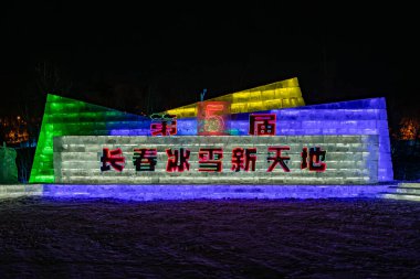 5. Çin Changchun Buzu ve Kar Yeni Dünya Buz Heykeli ve Mimari Peyzaj