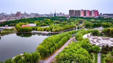 Changchun Parkı, Changchun, Çin Baharı