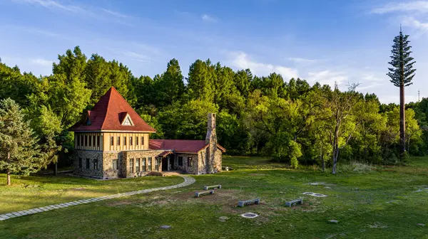 stock image Vasa Museum Landscape in Jingyuetan National Forest Park, Changchun, China in Summer