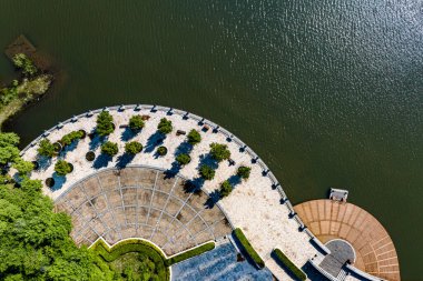 Wangtan Meydanı Jingyuetan Ulusal Orman Parkı, Changchun, Çin Yazın