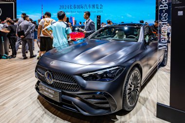 13 Temmuz 2024 'te Changchun Uluslararası Otomobil Fuarı Changchun, Çin' deki Changchun Kuzeydoğu Asya Uluslararası Fuar Merkezi 'nde açıldı..