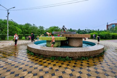 Kızıl Taş Şehri 'nin manzarası, Rusya