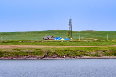 Scenic spot of Hulun Lake in Hulunbuir, Inner Mongolia, China clipart