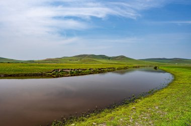 Ergun River, Hulunbuir, Inner Mongolia, China clipart