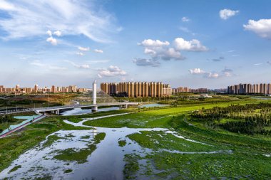 Changchun Yeni Bölgesi, Çin 'in kentsel mimari manzarası