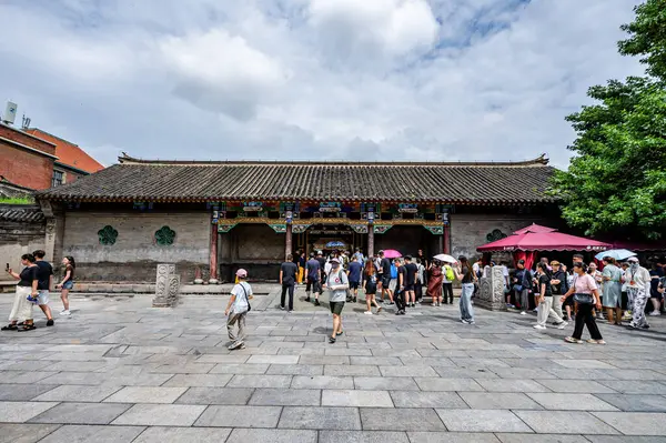 5 Ağustos 2024, Zhang Xueliang 'ın eski evinin manzarası..