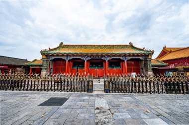 5 Ağustos 2024, Shenyang, Çin Shenyang İmparatorluk Sarayı 'nın mimari manzarası.