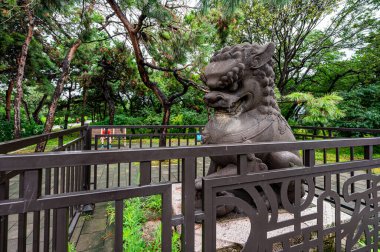 Shenyang, Çin 'deki Beiling Park Manzarası