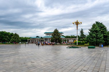 Shenyang, Çin 'deki Beiling Park Manzarası