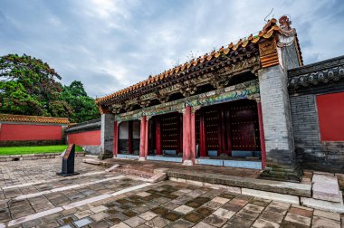 Qing Zhaoling Mozolesi, Beiling Parkı, Shenyang, Çin mimari manzarası