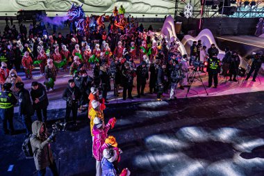 17 Aralık 2024, Changchun, Çin 28. Changchun Buz ve Kar Festivali başlıyor! Altıncı Changchun Buz ve Kar Yeni Dünya açılıyor.!