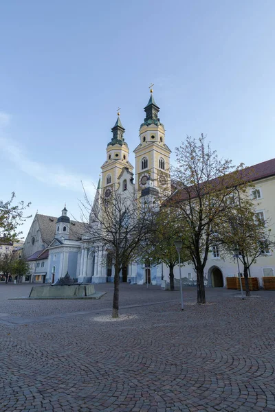 Principal Fachada Catedral Brixen Domplatz Tirol Sul Norte Itália — Fotografia de Stock