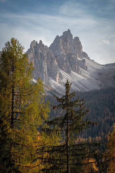 Csúcsok Cadini Hegység Dolomitok Alpok Olaszország — Stock Fotó