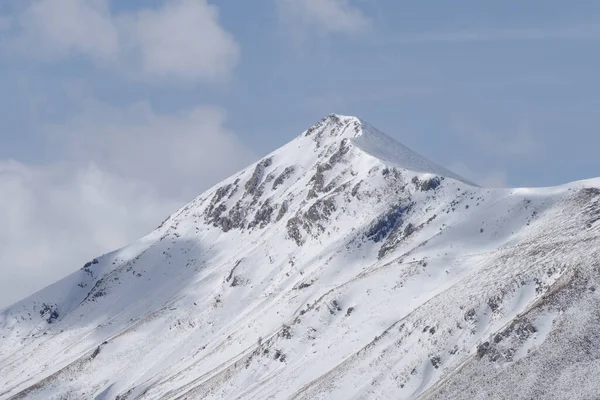 Alpská Zimní Krajina Ligurských Hor Region Piemont Provincie Cuneo Severozápadní — Stock fotografie