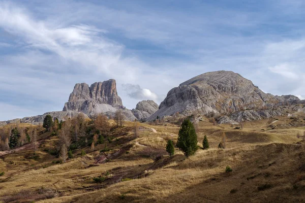 Dolomites Norte Itália Falzarego Pass — Fotografia de Stock