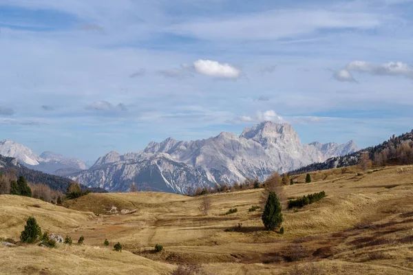 Dolomity Severní Itálie Falzarego Průsmyk — Stock fotografie
