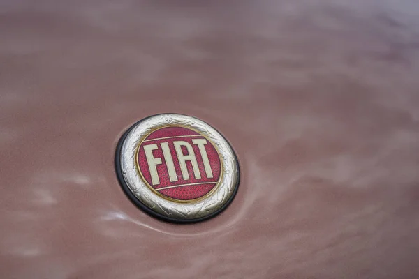 Диано Марина Италия Мая 2023 Года Изменение Логотипа Fiat Классическом — стоковое фото
