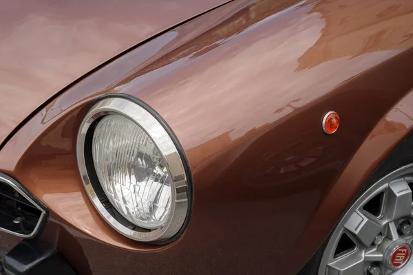 Diano Marina Imperia Itálie Května 2023 Detailní Záběr Auto Fiat — Stock fotografie