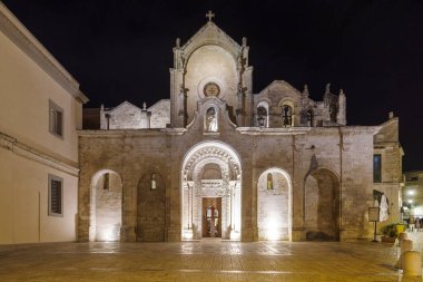 Matera, Basilicata bölgesindeki eski kasaba merkezindeki eski Barok tarzı kilise.