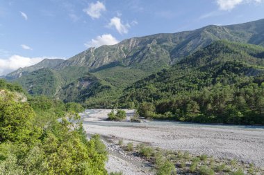 Var nehri Malaussene yakınlarında, Alpes Denizcilik, güneydoğu Fransa
