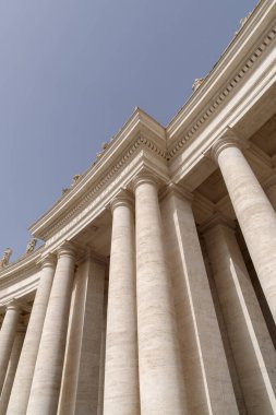 Bernini Colonnade, St. Peter Meydanı, Vatikan, Roma, İtalya