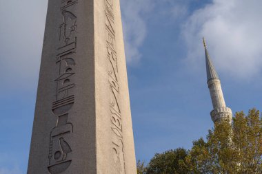 Theodosius 'lu Obelisk, eski Roma Hipodromu, İstanbul, Sultanahmet Meydanı, Türkiye