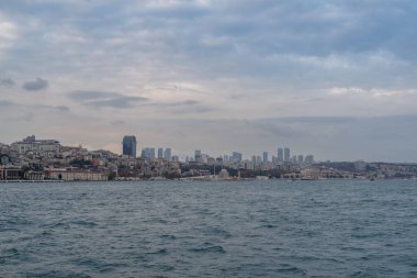 İstanbul kıyı şeridi ve İstanbul Boğazı manzarası, Türkiye