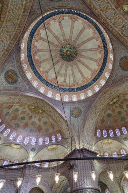 Sultan Ahmed Camii 'nin ayrıntıları İstanbul, Türkiye' deki Mavi Cami olarak biliniyor