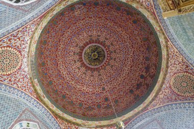 İçerideki tavan Topkapı Sarayı, İstanbul, Türkiye