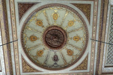 İçerideki tavan Topkapı Sarayı, İstanbul, Türkiye