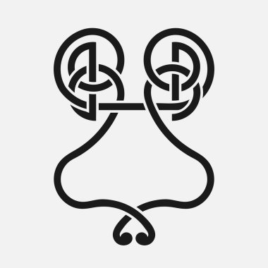 Bağlayıcı. Düğüm. Keltçe. Çiçek. Sonsuz düğüm. Çizici lazer kesim (cnc), tahta oyma, kağıt kesme, metal oyma veya yazdırma için şablon. Şifre Harfleri B.