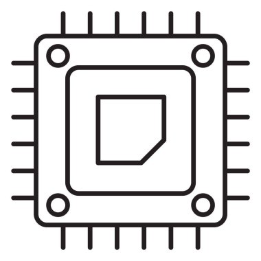 Bilgi teknolojisi işlemci vektör gösterimi.