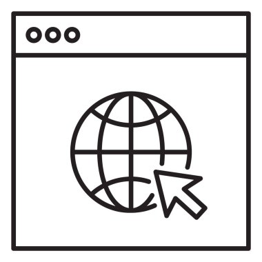 Bilgi teknolojisi web sitesi vektör illüstrasyonu.