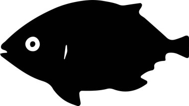 Suyun içinde zarifçe yüzen balık silueti, zarif kıvrımları ve zarif dış hatları suda yaşamın güzelliğini yansıtıyor..