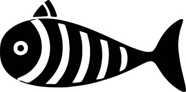 Zarif ve zarif bir balık silueti şeffaf bir arka planda zarifçe yüzüyor, armoniyi ve su yaşamının güzelliğini tasvir ediyor..