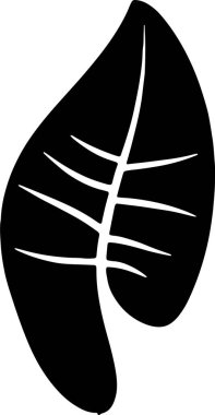 Şeffaf bir arka planda parlak palmiye yaprağı siluetleri ile gösterilen tropik cennet.